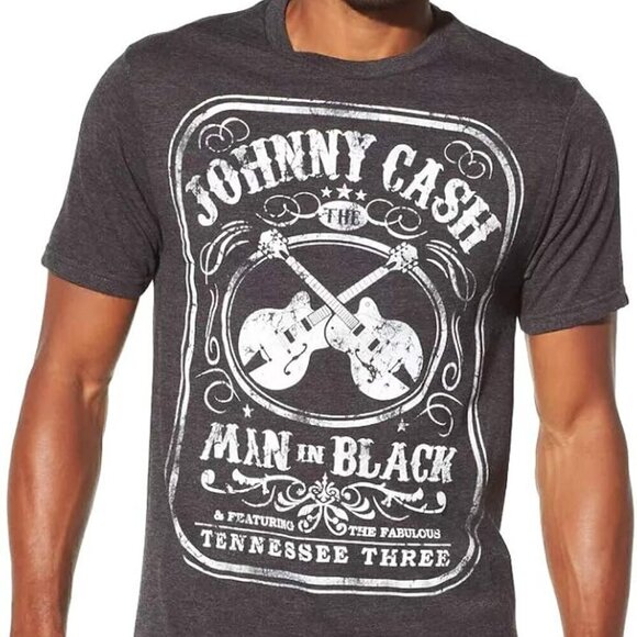 Johnny Cash Men's T-Shirt - Picture 1 of 5
